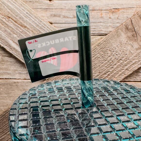 NWT-Starbucks-2024-Valentines Day Tri-Color Gradient Grid-24floz Cold Tumbler - Picture 8 of 8